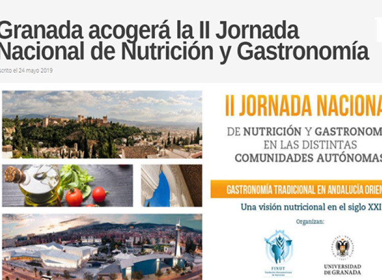 II Jornada Nacional de Nutrición y Gastronomía en las distintas comunidades autónomas