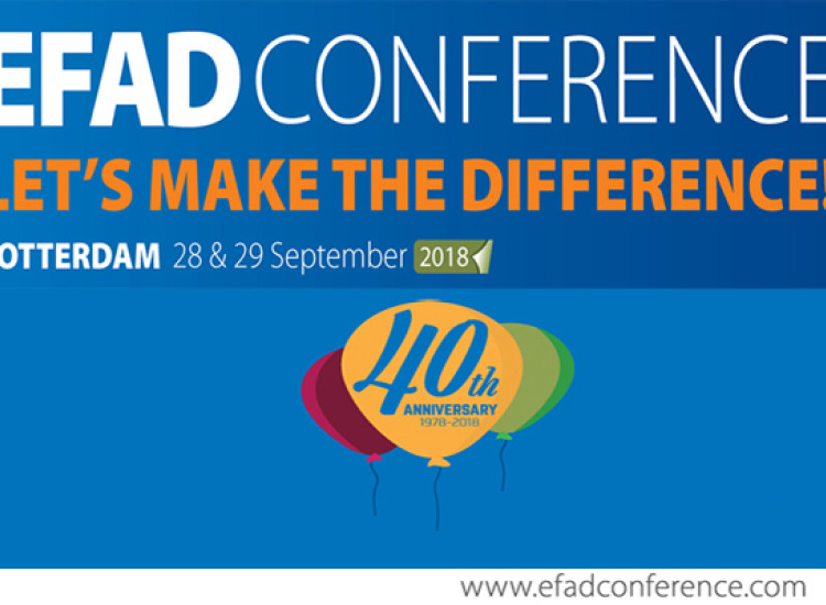 EFAD Conference 2018 Letâ€™s make the difference! Celebrating 40 years of dietetic leadership